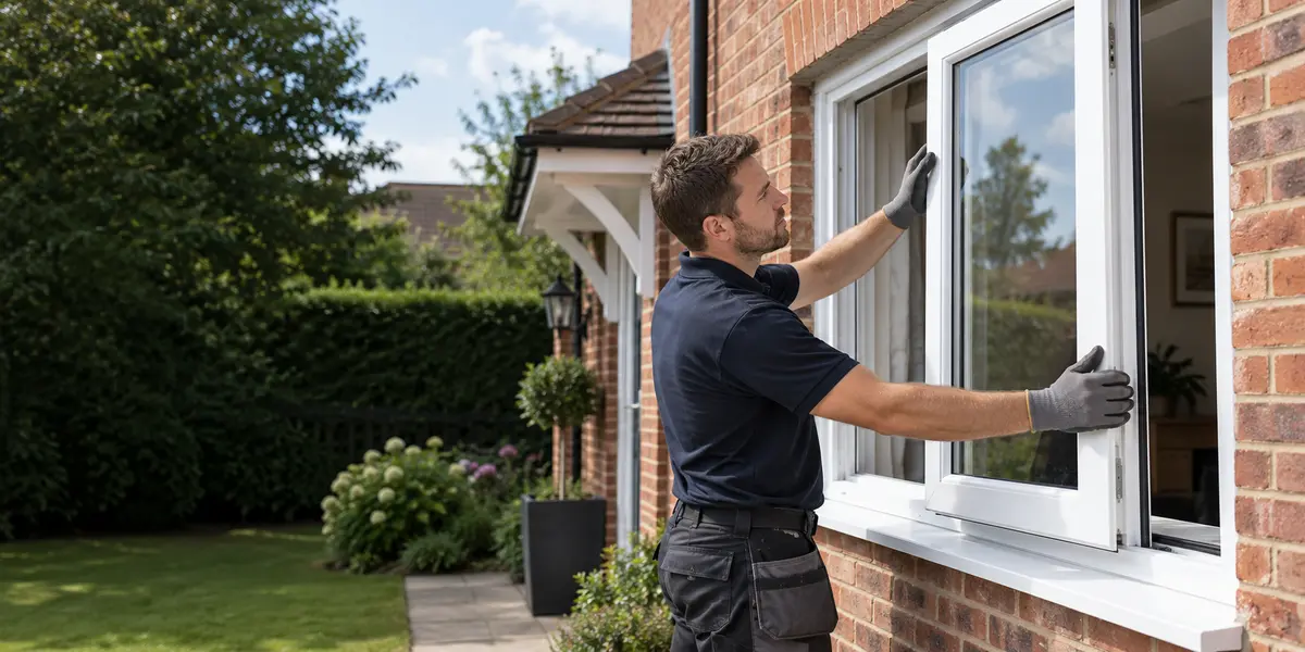 Aluminium Window Replacement carried out by a professional glazing installer