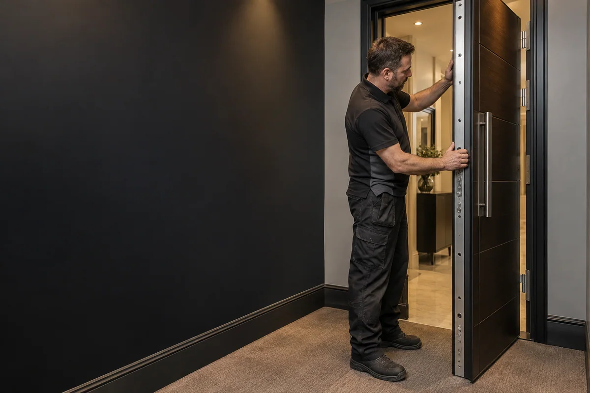 Armoured Door Repairs carried out by a door specialist